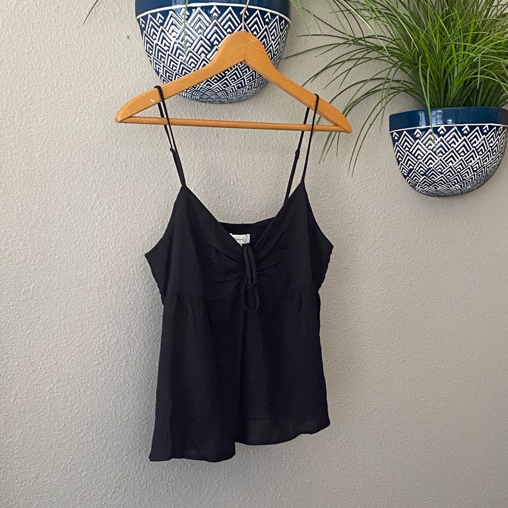 Black tank top